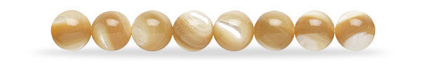 Natural Mother-of-Pearl Shell Beads